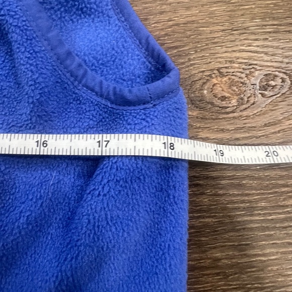 Vineyard Vines Women's Shep Fleece Vest, Blue/Mint Green, Size Small - Picture 7 of 12